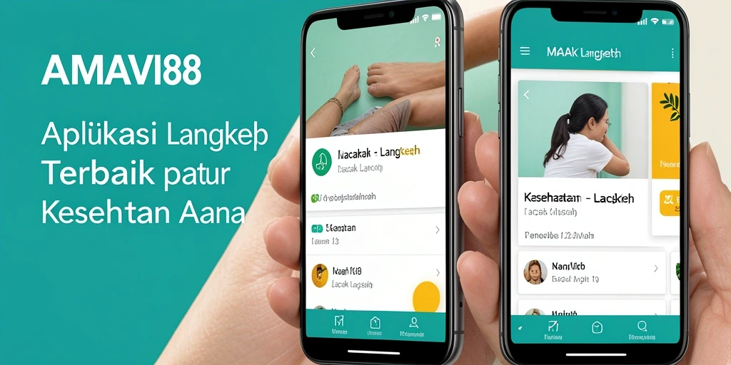 Tampilan antarmuka AMAVI88 yang menarik untuk pelacakan langkah.