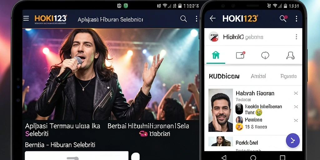 Tampilan antarmuka aplikasi HOKI123 yang modern dan informatif.