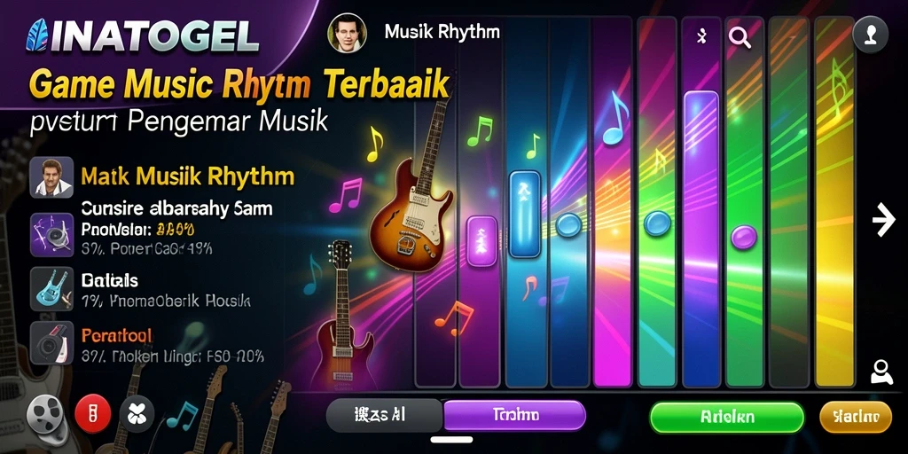 Antarmuka menarik dengan alunan musik yang meriah