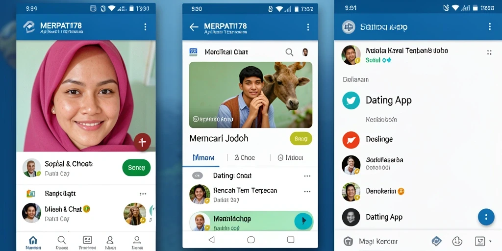 Tampilan antarmuka pengguna MERPATI178 yang sederhana dan menarik.