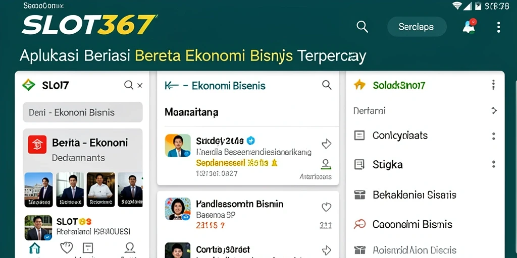 Tampilan antarmuka SLOT367 yang modern dan informatif.