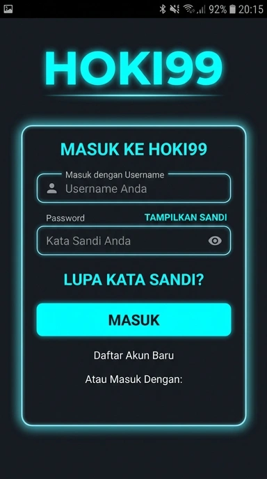 Masuk ke Akun hoki99 Anda dengan Mudah
