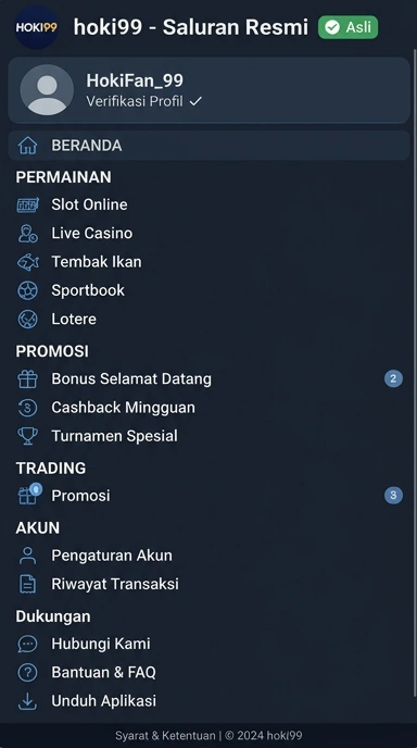 Halaman Resmi Hoki99 Untuk Pengguna Android
